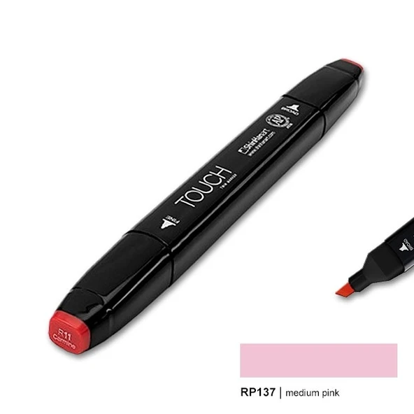TOUCH TWIN MARKER RP137 MEDIUM PINK ürün görseli 1