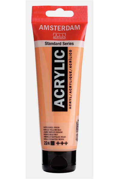 Amsterdam Akrilik Boya 120ml 224 Naples Yellow Red ürün görseli 1