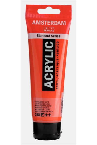 Amsterdam Akrilik Boya 120ml 398 Naph.Red Light ürün görseli 1