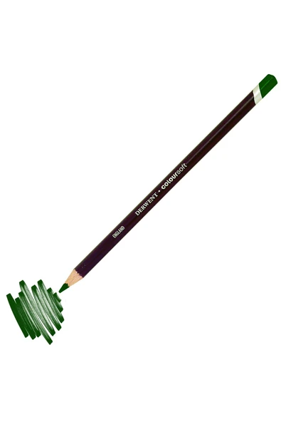 C420 Green Derwent Coloursoft Kuru Boya Kalemi ürün görseli 1