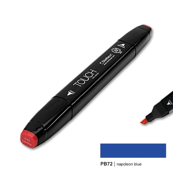 TOUCH TWIN MARKER PB72 NAPOLEON BLUE ürün görseli 1