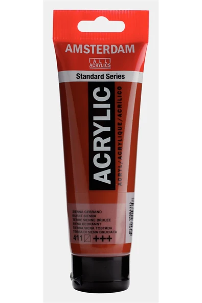 Amsterdam Akrilik Boya 120ml 411 Burnt Sienna ürün görseli 1