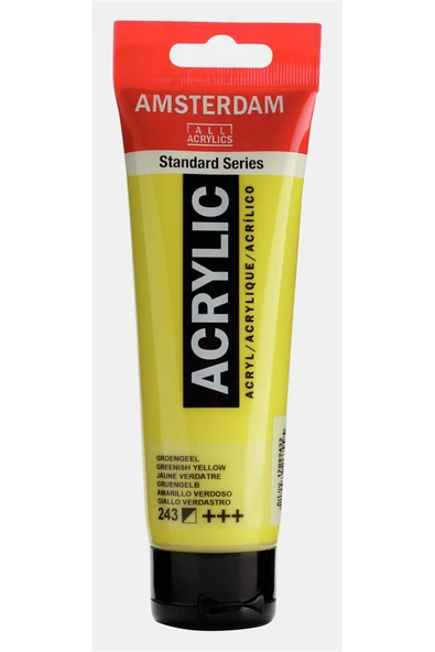 Amsterdam Akrilik Boya 120ml 243 Greenish Yellow ürün görseli 1