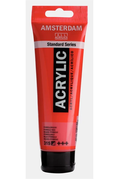 Amsterdam Akrilik Boya 120ml 315 Pyrrole Red ürün görseli 1