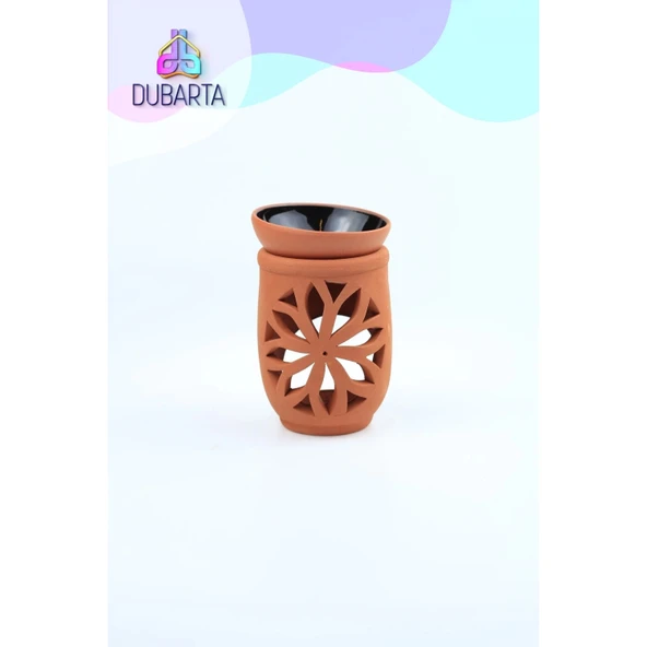 El Yapımı Lotus Toprak Buhurdanlık ürün görseli 1