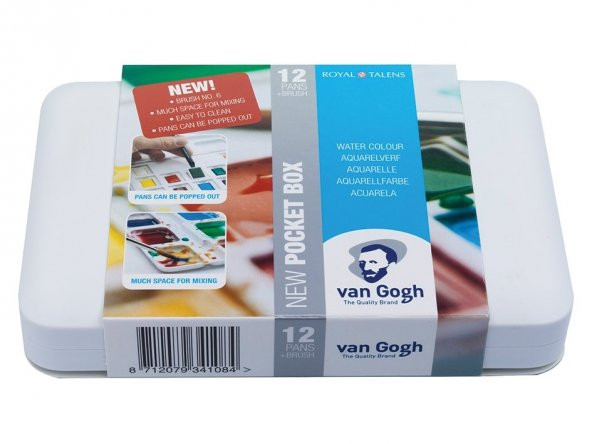 VAN GOGH SULUBOYA TABLET 12+3 SET (PLASTİK KUTU) - Resim 2