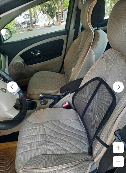 Renault Fluence Oto Koltuk Minderi Full Set Takım-Bej Renk ürün görseli 1