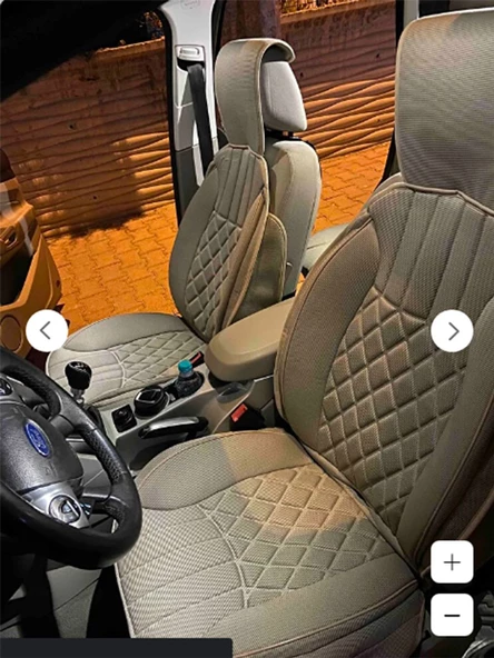 Ford C-Max Oto Koltuk Minderi Full Set Takım-Bej Renk ürün görseli 1