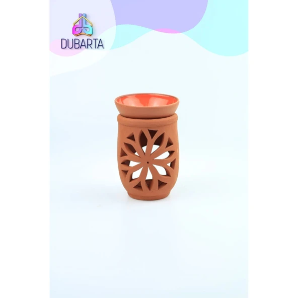 El Yapımı Lotus Toprak Buhurdanlık ürün görseli 1
