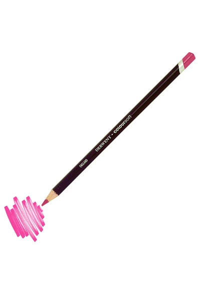 C200 Bright Pink Derwent Coloursoft Kuru Boya Kalemi ürün görseli 1