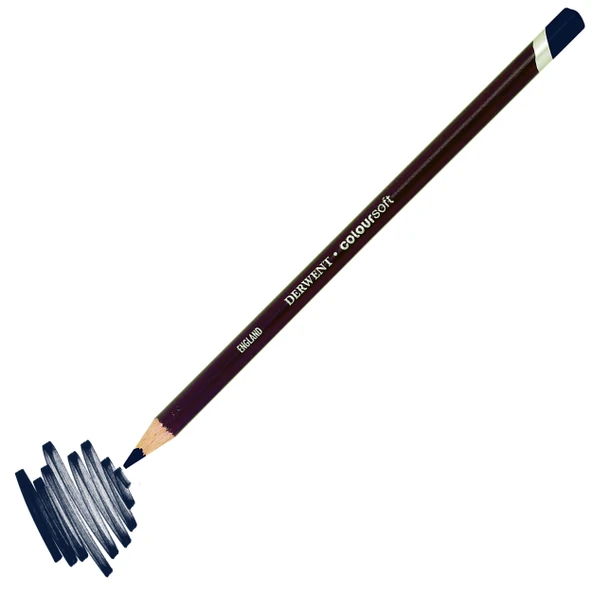 C310 PRUSSİAN BLUE DERWENT COLOURSOFT KURU BOYA KALEMİ ürün görseli 1