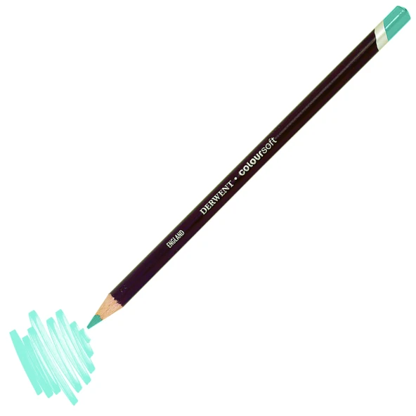 C340 Baby Blue Derwent Coloursoft Kuru Boya Kalemi ürün görseli 1