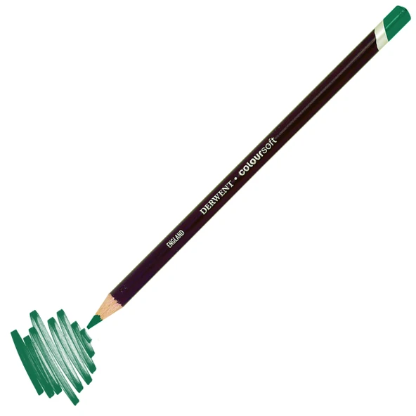 C380 Sea Green Derwent Coloursoft Kuru Boya Kalemi ürün görseli 1