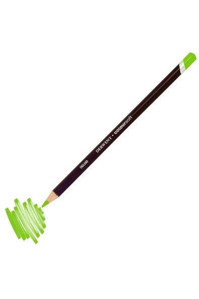 C460 Lime Green Derwent Coloursoft Kuru Boya Kalemi ürün görseli 1