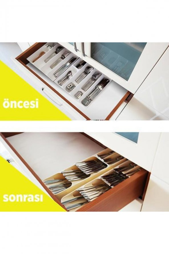 MCBLUE 5 Bölmeli Çekmece Kaşıklık + Bıçaklık ürün görseli 1