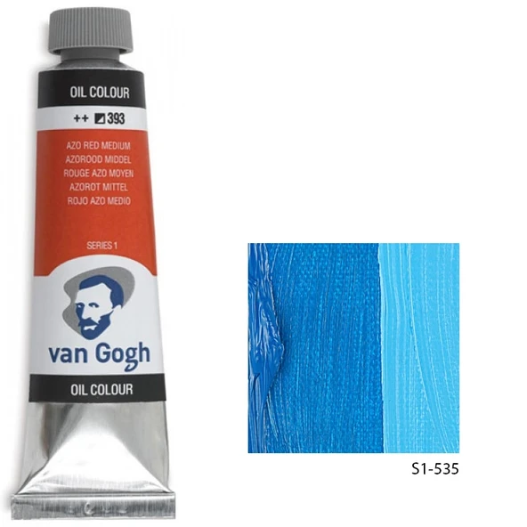 Talens Van Gogh Yağlı Boya 40ml Seri 1 535 Cerulean Bl. (phthalo) ürün görseli 1