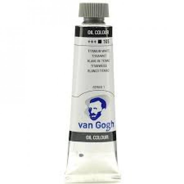 Talens Van Gogh Yağlı Boya 40ml - Titanium White 105 ürün görseli 1