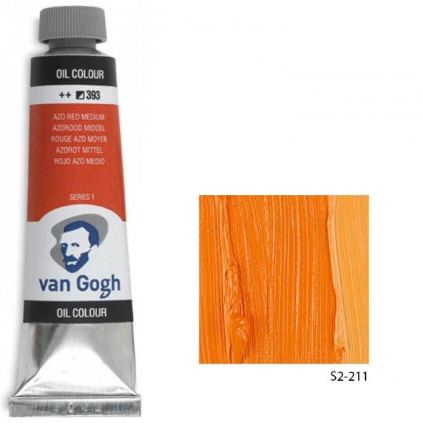 Talens Van Gogh Yağlı Boya 40ml - Cadmium Orange 211 ürün görseli 1