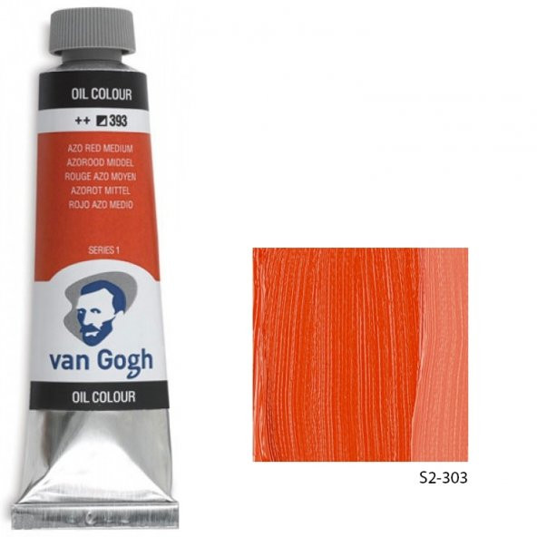 Talens Van Gogh Yağlı Boya 40ml Seri 2 303 Cadmium Red L ürün görseli 1