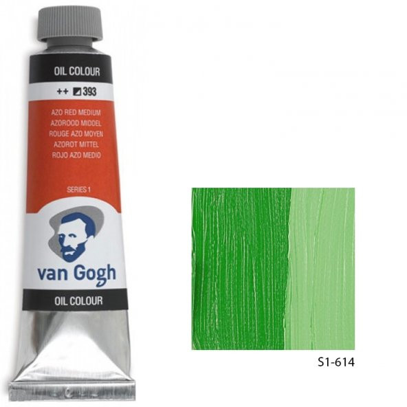 Talens Van Gogh Yağlı Boya 40ml Seri 1 614 Permanent Green M ürün görseli 1