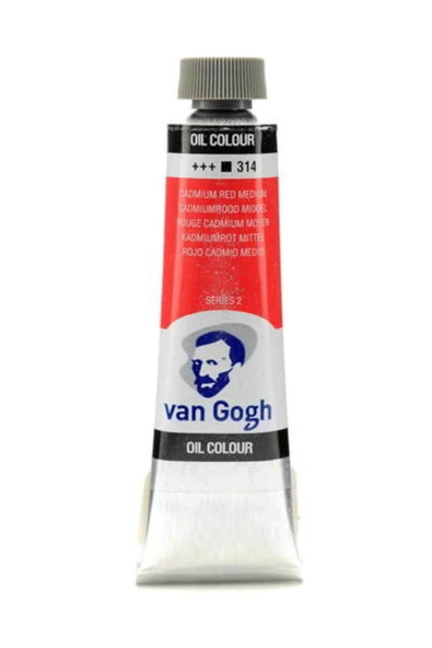 Van Gogh Yağlı Boya 40 ml. 314 Cadmium Red Medium ürün görseli 1