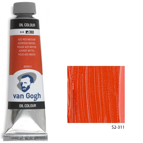 Talens Van Gogh Yağlı Boya 40ml Seri 2 311 Vermillion ürün görseli 1