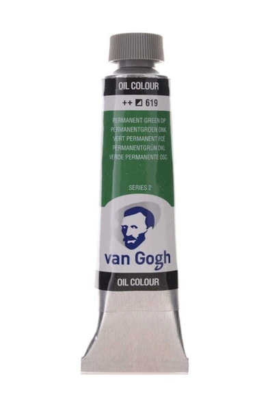 Van Gogh Yağlı Boya 40 ml. 619 Permanent Green Deep ürün görseli 1