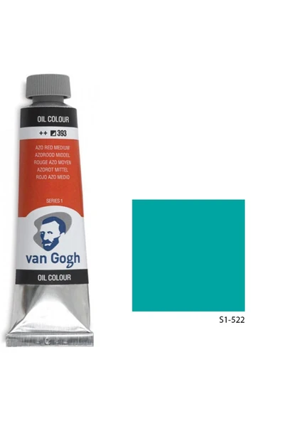 Talens Van Gogh Yağlı Boya 40ml Seri 522 Turquoise Blue ürün görseli 1
