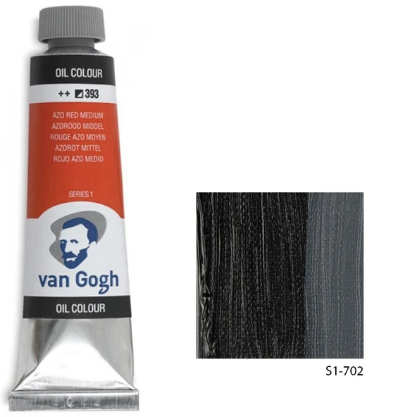 Talens Van Gogh Yağlı Boya 40ml Seri 1 702 Lamp Black ürün görseli 1