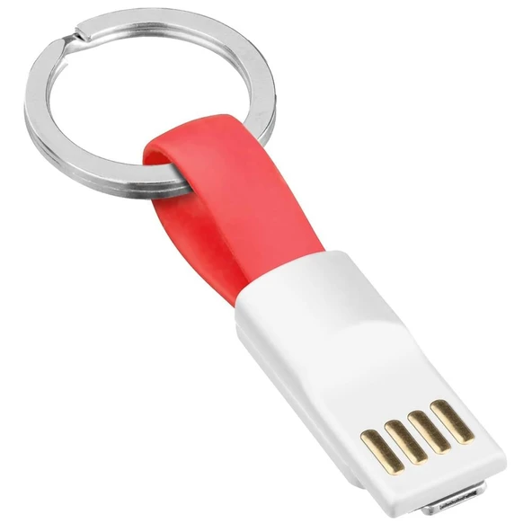 Ayt Powermaster 2in1 Anahtarlık Type C Lightning Mini Anahtarlık USB Şarj Kablosu PM-26061 ürün görseli 1