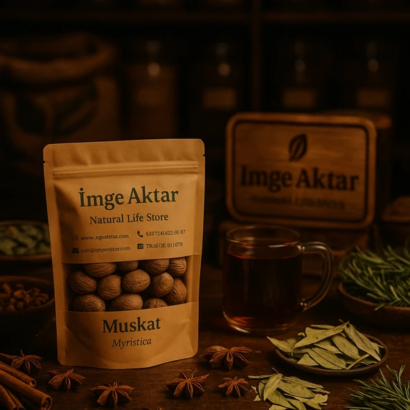 Muskat Tane - Hint Cevizi 50g - Resim 3