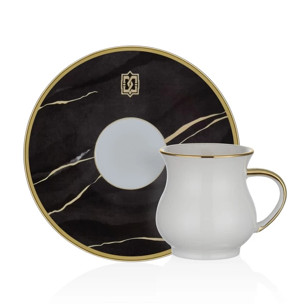 NEVA N3251 MARBLE PLUS 6 KİŞİLİK KAHVE FİNCAN TAKIMI ürün görseli 1
