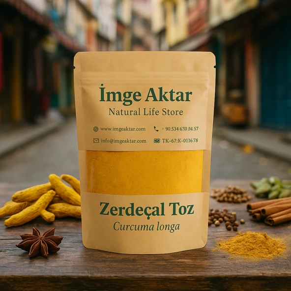 Zerdeçal Toz (Curcuma Longa) 100 Gram - Resim 2