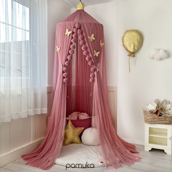 Pamuka Tül Cibinlik Plus Dusty Rose ürün görseli 1