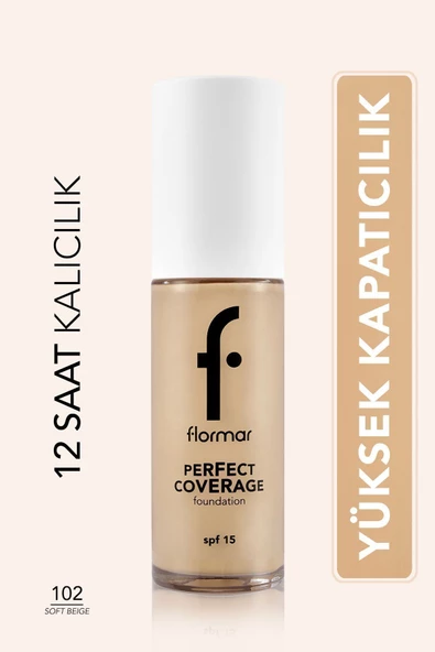 Flormar Perfect Covarage Fondeten No: 102 ürün görseli 1