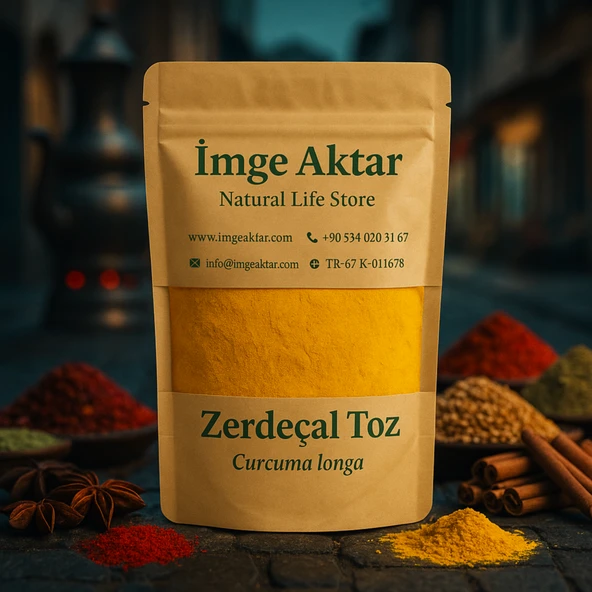 Zerdeçal Toz (Curcuma Longa) 100 Gram ürün görseli 1