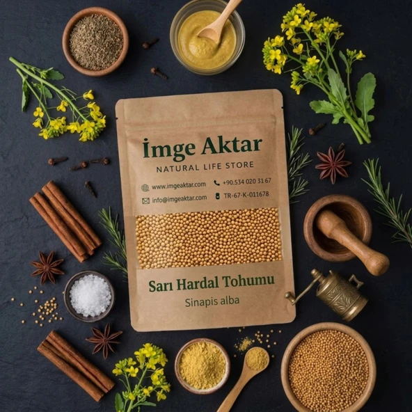 Sarı Hardal Tohumu 100g ürün görseli 1