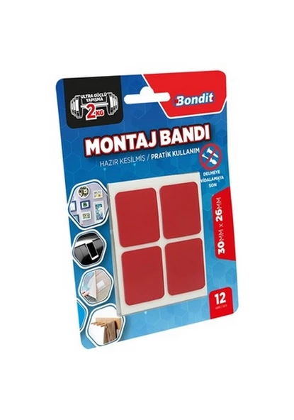 Bondıt Bnd01079502 Akrilik 1Mm Şeffaf Montaj Bandı ürün görseli 1
