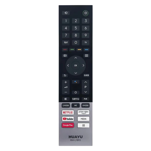 Huayu RM-L1893 Toshiba Universal Ses Komutsuz Lcd Led Tv Kumanda ürün görseli 1