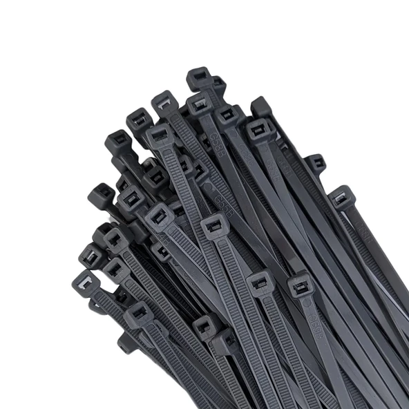 Powermaster PM-3837 Siyah 30 Cm 3.6 Mm Kablo Bağı (100'Lü Paket) ürün görseli 1