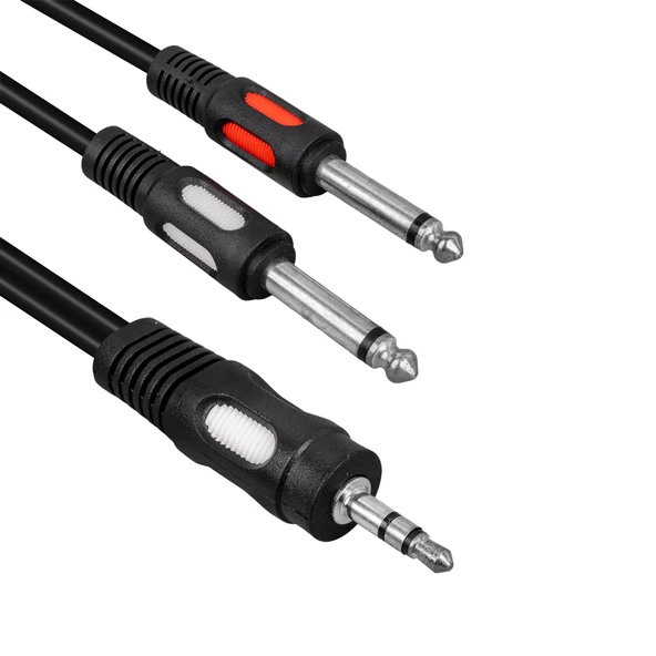 Ayt Powermaster PM-4284 3.5 mm Stereo Erkek 2x6.3mm Mono Erkek 1.5 Metre Kablo ürün görseli 1