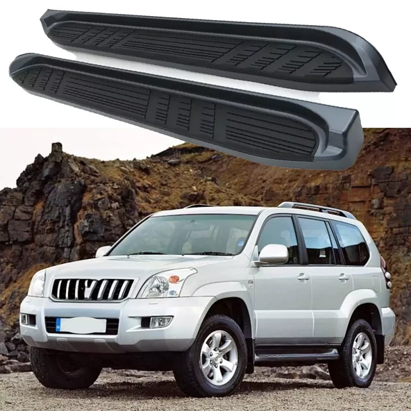 Toyota Prado Uyumlu Fj 120 2003 2009 Yan Basamak Oem Style ürün görseli 1