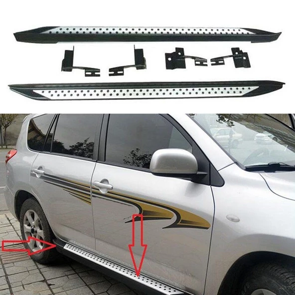 Toyota Rav Uyumlu 4 2006 2013 Yan Basamak Koruma Side Step Bmw Style ürün görseli 1