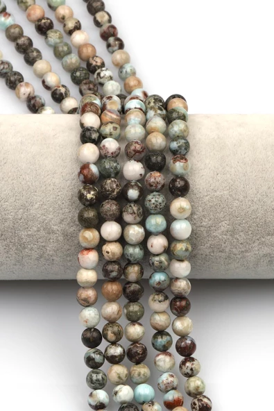 Larimar Doğaltaş Dizi 6 mm Küre Kesim ürün görseli 1
