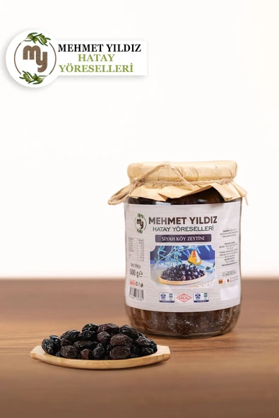 SİYAH KÖY ZEYTİNİ 500 gr ürün görseli 1