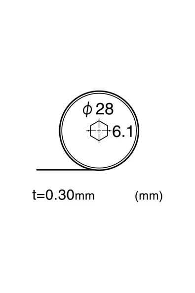 NT CUTTER JAPAN BR-28MM Yuvarlak Bıçak Rulet Disk Kumaş Kesici Yedek Bıçağı ürün görseli 1
