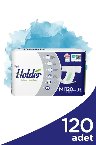 Holder Yetişkin Belbantlı Hasta Bezi Medium 30 x 4 Adet ürün görseli 1