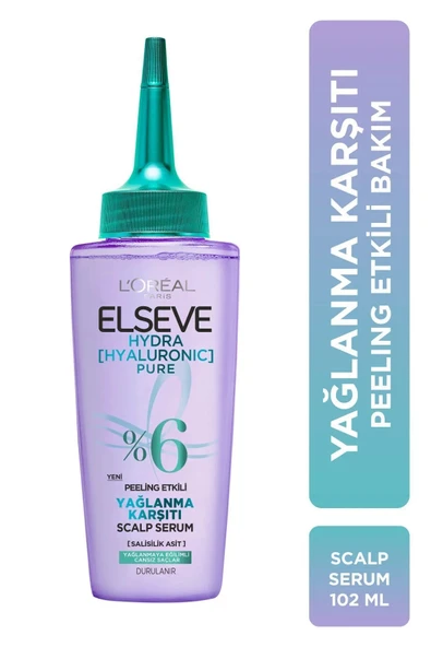 Elseve Hydra[hyaluronic] Pure Salisilik Asit Içeren Yağlanma Karşıtı Peeling Etkili Saç Derisi Seru ürün görseli 1