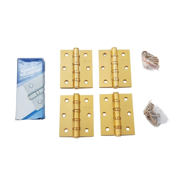 Venda Mat Sarı Menteşe | 3x2.5x2.5x7.5 | 4 ADET ürün görseli 1