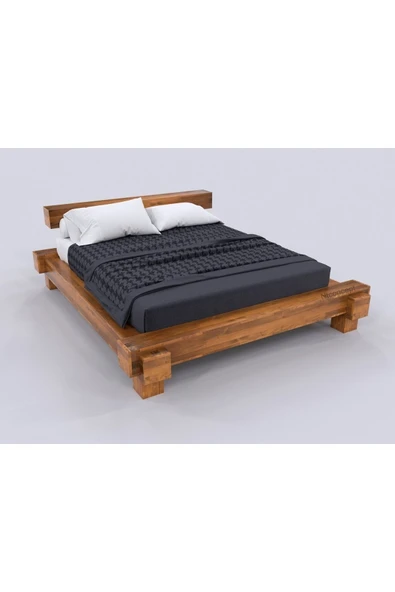 NT Concept Ntconcept Doğal Ağaç Karyola(200cm-200cm) ürün görseli 1